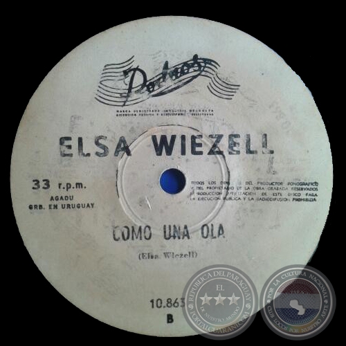 COMO UNA OLA - Autora: ELSA WIEZELL - Año 1973